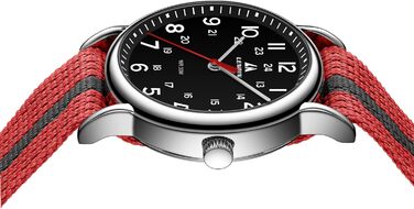 Годинник чоловічий LN LENQIN Military, водонепроникний, спортивний (червоний)