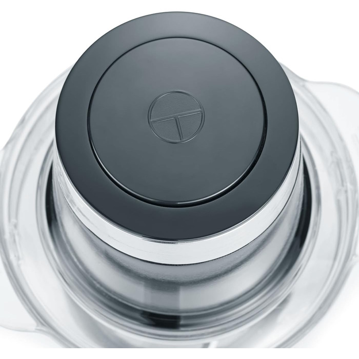 Multi-Zerkleinerer GRAEF CH502: Чорний подрібнювач з нержавіючої сталі, керування однією рукою, для фруктів та овочів