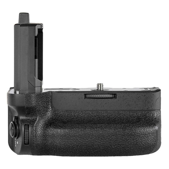 Грип для камери Sony Alpha (A7RIV, A7SIII, A7IV, A9II) з подвійним акумулятором, подібний до VG-C4EM, чорний