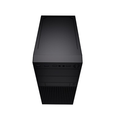 Корпус для офісного комп'ютера Gembird Fornax K300 microATX Mini-ITX, чорний