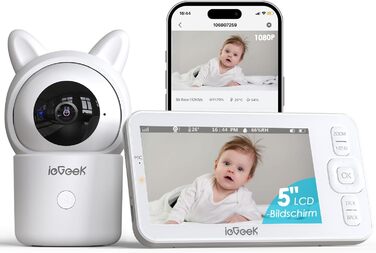 ieGeek Відеоняня з камерою 1080P, 5