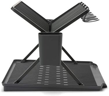Brabantia Folding Dish Drainer (L, Dark Grey)