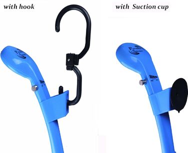 12V Cigarette Lighter Socket Outdoor Camping Shower with Submersible Pump for Car, Vehicle, Motorhome, Caravan, RV, Blue