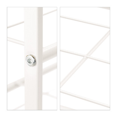 Relaxdays Stackable Shoe Rack, 4 Tiers