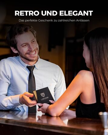 Чоловіче картхолдер LORZOR з магнітною застібкою, RFID захистом, відділенням для монет, на 10 карт, оранжевий