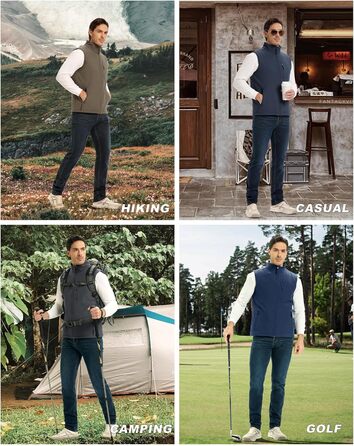 Чоловіча софтшеллова жилетка Outdoor Ventures з утеплювачем, водовідштовхуюча, вітронепроникна, дихаюча, для велоспорту, бігу, хайкінгу, зелена, XL