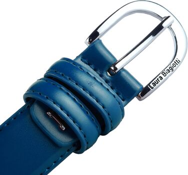 Жіночий шкіряний ремінь Biagiotti Avio 3 см, регульований (115 см) в подарунковій коробці