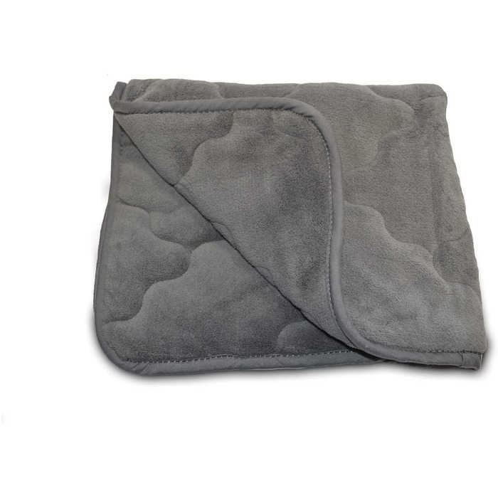 Антиалергенний коврик для собак GGM 100x120 см – швидковисихаючий, м'який, для собак, стійкий до бліх та кліщів, антрацитовий колір