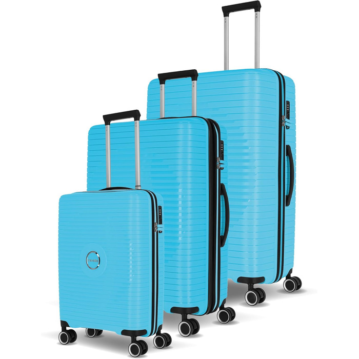 Валіза Travelite ORBITA, середній, розширювана, 67 см, 68-78 літрів, турквіс (колір), з TSA замком та міцною оболонкою