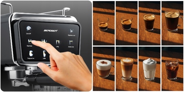 Ріжкова кавомашина Berdsen з капучинатором, тиск 20 бар, 1350 Вт