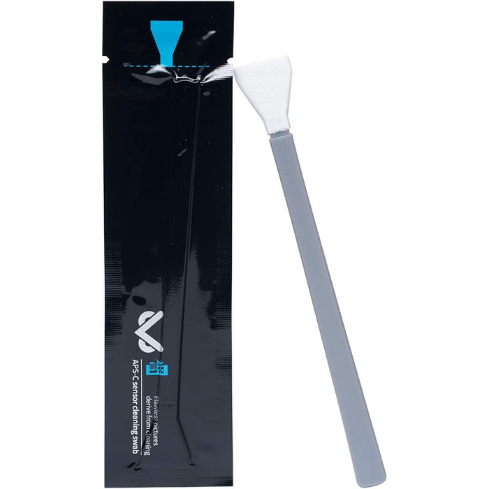 Набір для чищення сенсорів камери VSGO (12 шт.) з розчином 10 мл, сухими серветками для CCD/CMOS сенсорів та очищувачем сенсорів. Підходить для камер Nikon, Sony (16 мм без розчину)