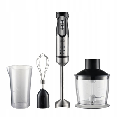 Мультифункціональний занурювальний блендер-подрібнювач Eldom BL250, потужний, 800 Вт, набір