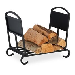 Relaxdays Folding Firewood Basket made of Metal