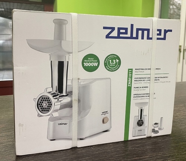 М'ясорубка Zelmer ZMM1011, біла, 1000 Вт