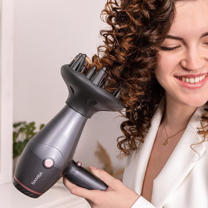 Фен Cecotec Bamba IoniCare Harmony, 2600W, регулювання температури та швидкості, технологія HairCare, іони, 1.8м, 2 насадки, холодний струмінь, сірий