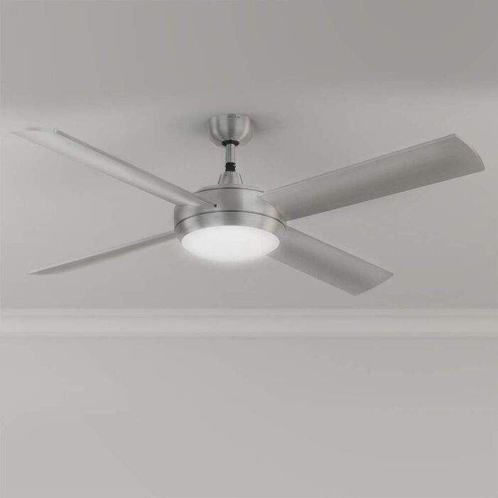 Стельовий вентилятор Cecotec EnergySilence Aero 450 з підсвічуванням, 42 дюйми (107 см), 50 Вт, 3 швидкості, реверсивний (сріблястий)