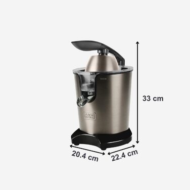 Електрична соковитискачка для цитрусових BLACK+DECKER BXCJ350E | 350W, нержавіюча сталь