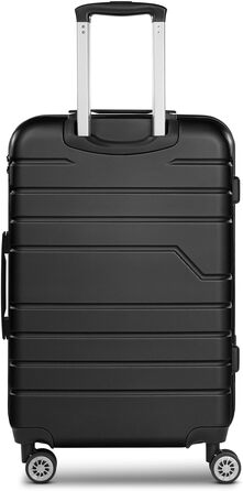 Набір валіз Hartgepäck Seattle 3 шт. | Чорний колір | ABS, 4 колеса, TSA-замок | Розмір M (69 см)