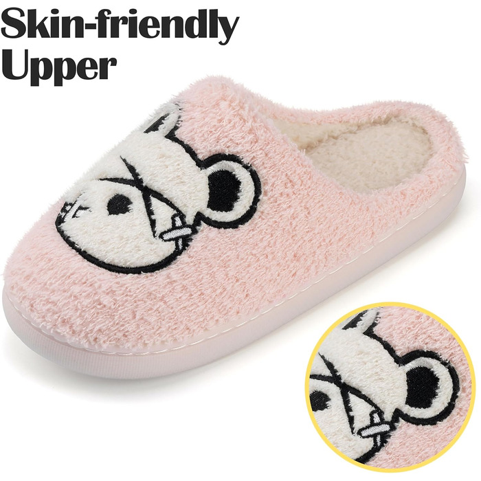 Тапочки зимові Mishansha для жінок та чоловіків, теплі плюшеві, з пам'яттю, розмір 36-47, кольори: жовтий, рожевий