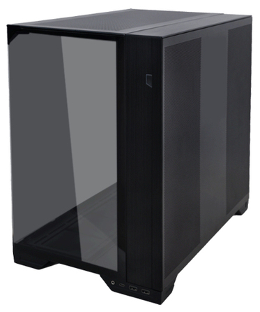 Корпус для ПК Lian Li O11 Vision Compact Midi Tower, загартоване скло, чорний