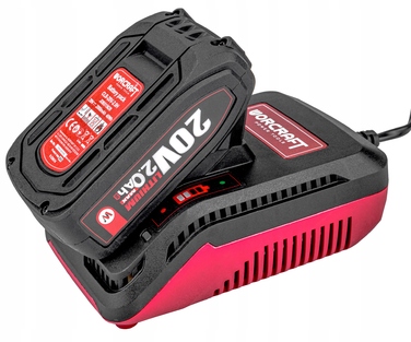 Акумуляторний шуруповерт Worcraft 20 V 2,0 Ah з кейсом та набором аксесуарів