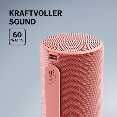Loewe We. HEAR 2 Coral Red – Портативна Bluetooth колонка 60W, водостійка, червоний корал