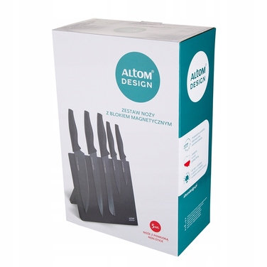 Набір ножів у коробці Altom Design Black, 5 предметів