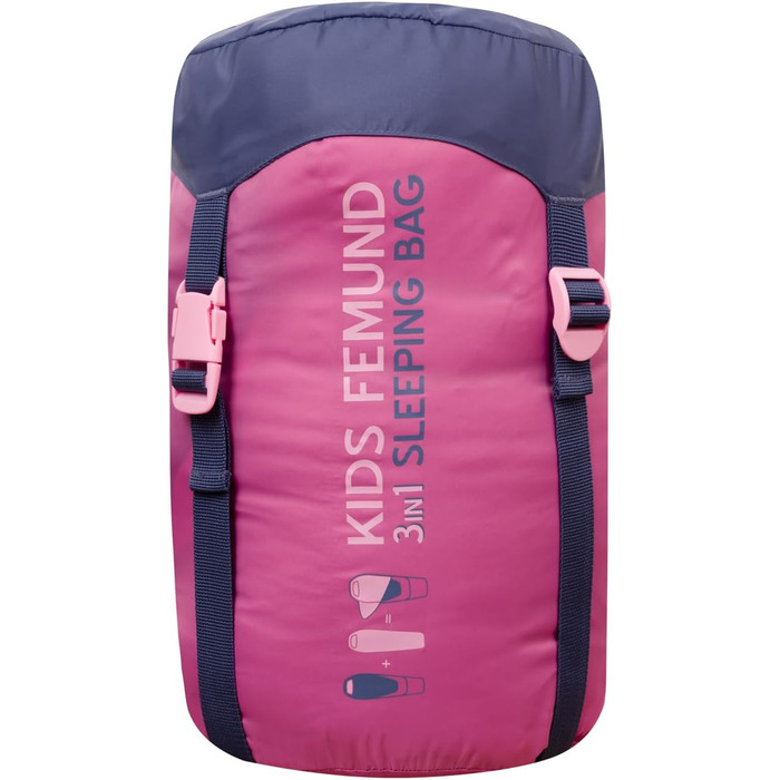 Дитячий спальний мішок Trollkids Femund 3in1, рожевий, універсальний розмір