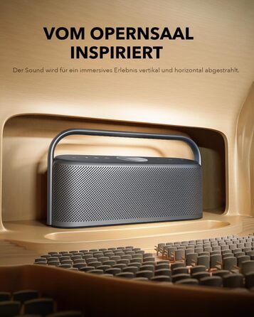Soundcore Motion X600 – портативна Bluetooth колонка з Hi-Res Spatial Audio, 50W, IPX7, 12h, Pro EQ, AUX-IN (зелена/чорна)