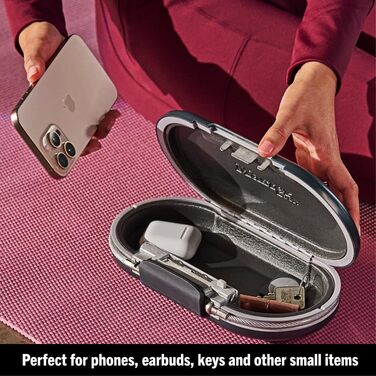 Сейф Master Lock SafeSpace портативний, металевий, колір сірий графіт, модель 5900D