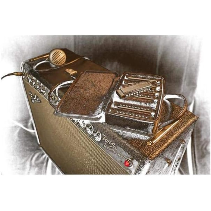 Гармоніка Fender Blues Deluxe, тональність G, 10 отворів, нікель-хром, з чохлом
