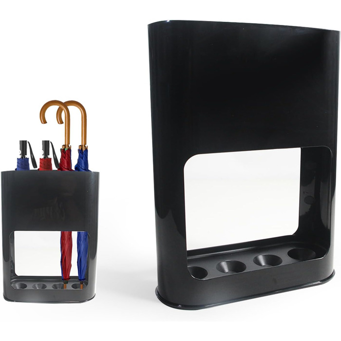 Підставка для парасоль підставка для парасоль 4 слоти, чорна, для дому