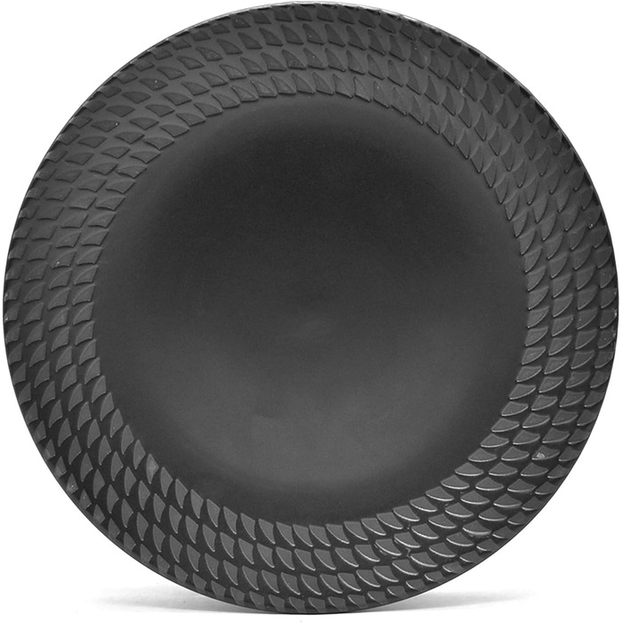 Сервіз посуду 'BlackStyle' від ECHTWERK (30 предметів) - для 6 осіб. Складається з: 6 тарілок, 6 тарілок для закусок, 6 мисок, 6 чашок, 6 супових тарілок. Матеріал: кераміка.