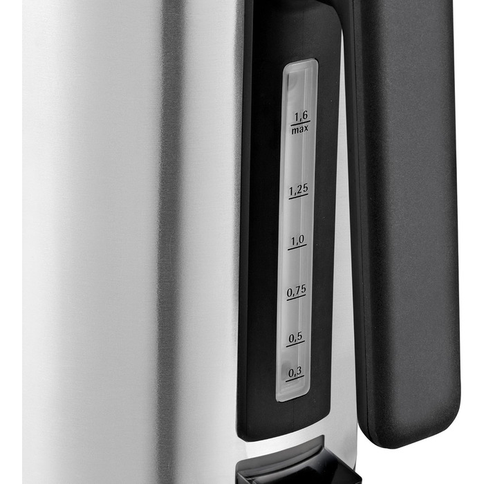 WMF Lono Stainless Steel Kettle 1.6l, Electric Kettle with Scale Filter, 2400 W, Illuminated Water Level Indicator, Matte Stainless Steel