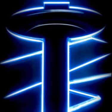 GOgroove 2.1 Звукова система для комп'ютера з LED-підсвічуванням. Комп'ютерні колонки 2.1, сабвуфер, блакитні LED, для ігор та стерео звуку