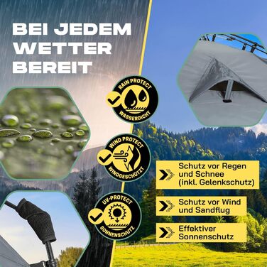 LUMALAND Преміум душова кабіна | Намет для туалету для внутрішнього та зовнішнього використання | Мобільний переодягальний та складський намет | Намет для фотографії тварин | Ідеально для кемпінгу, фестивалів та риболовлі | Водонепроникний та вітростійкий