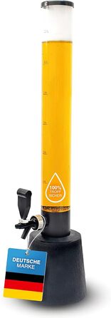 XXL Drinks Column Beer Column Beer Tower Party Beer Dispensing Column with Tap (3.5 Liters)