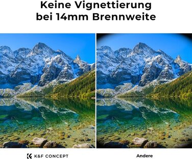 Поляризаційний фільтр K&F Concept 58mm для об'єктивів фото- та відеокамер - CPL фільтр, оптичне скло та алюміній