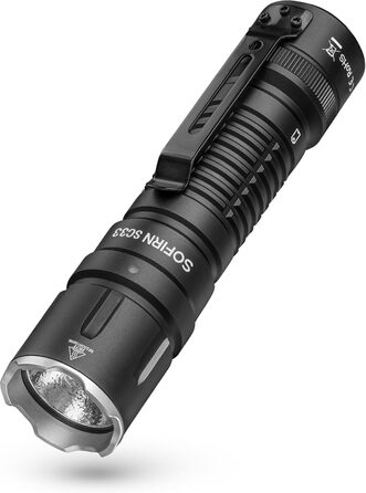 Ліхтарик Sofirn SC33 LED 5200 люменів, надяскравий, акумуляторний, портативний, з USB Type-C, EDC, для пошуку, туризму та екстрених ситуацій