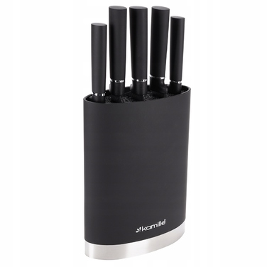 Набір ножів у підставці Kamille, 5 предметів