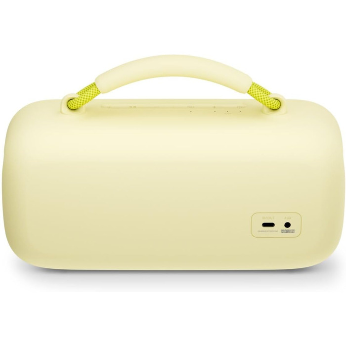 Портативна Bluetooth колонка Bose SoundLink Max – потужна акустика з водозахистом, до 20 годин роботи від акумулятора, USB-C, AUX, колір: цитрусовий жовтий