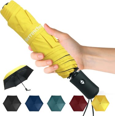 Компактний туристичний парасолька Herreicher з автоматичним відкриванням - легкий, складаний, портативний, з UV-захистом, для чоловіків та жінок (Gleb)