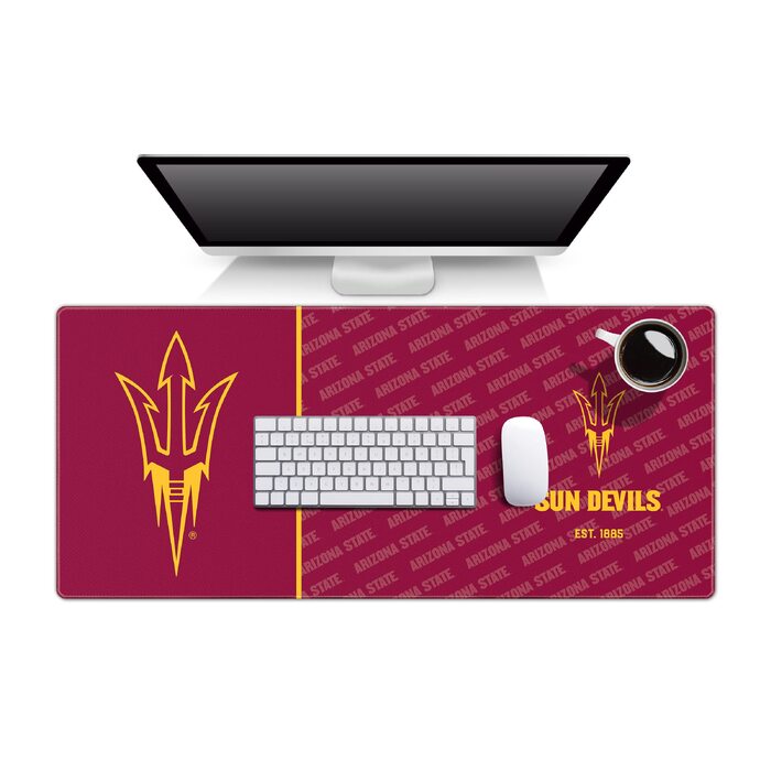 Килимок для миші та підкладка на стіл YouTheFan NCAA Logo Series (Arizona State Sun Devils)