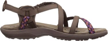 Сандалі жіночі Skechers Reggae Slim-Vacay 39 EU Chocolate з Duraleather - легкі та зручні для літа