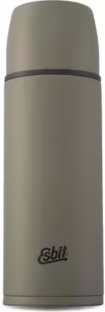 Esbit Classic Insulated Flask - Thermos for hot & cold - Thermos with 2 cups - Stainless steel drinking bottle - Leak-proof - Stainless steel