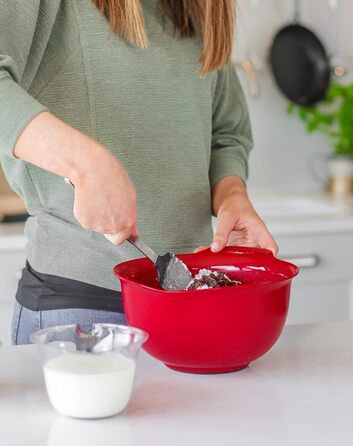 KitchenAid Premium Stainless Steel Dough Scraper with Silicone Dough Spatula Head