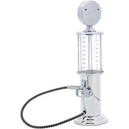 Relaxdays Drink Dispenser for Alcoholic Beverages, 2 Pack, Beer, Juice, Water, Fun, Made of Plastic and Silicone, 900 ml, Chrome-plated (14.0 x 14.0 x 48.0 cm)