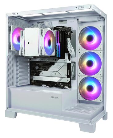 Scythe Mugen 6 White ARGB - Кулер для CPU з RGB підсвічуванням, 120мм, LGA1700, LGA1151, AM5/AM4