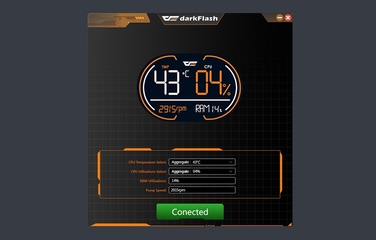 Рідинне охолодження процесора Darkflash DH240D v2 (чорне)