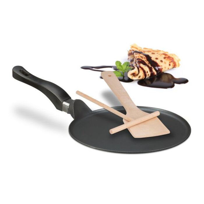 Relaxdays Crepe Pan with Accessories